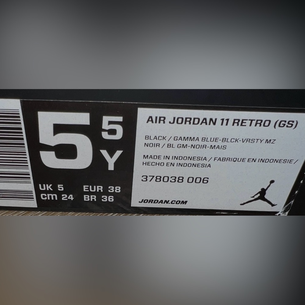 Jordan 11 retro Gamma blue - Picture 6 of 7